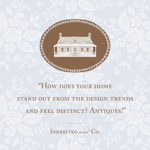 How does your home stand out from the design trends and feel distinct? Antiques!