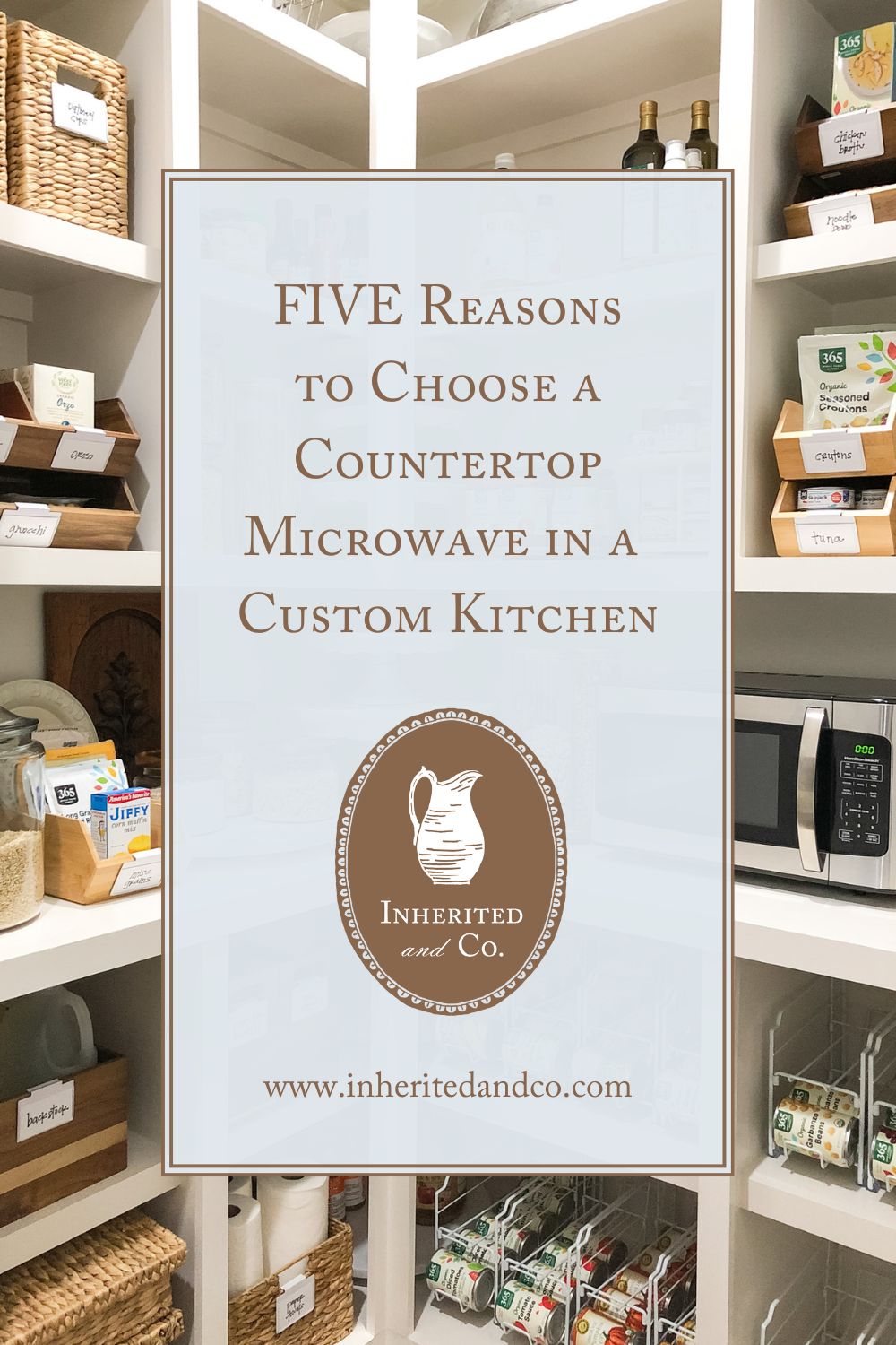 Five Reasons to Choose a Countertop Microwave in a Custom Kitchen