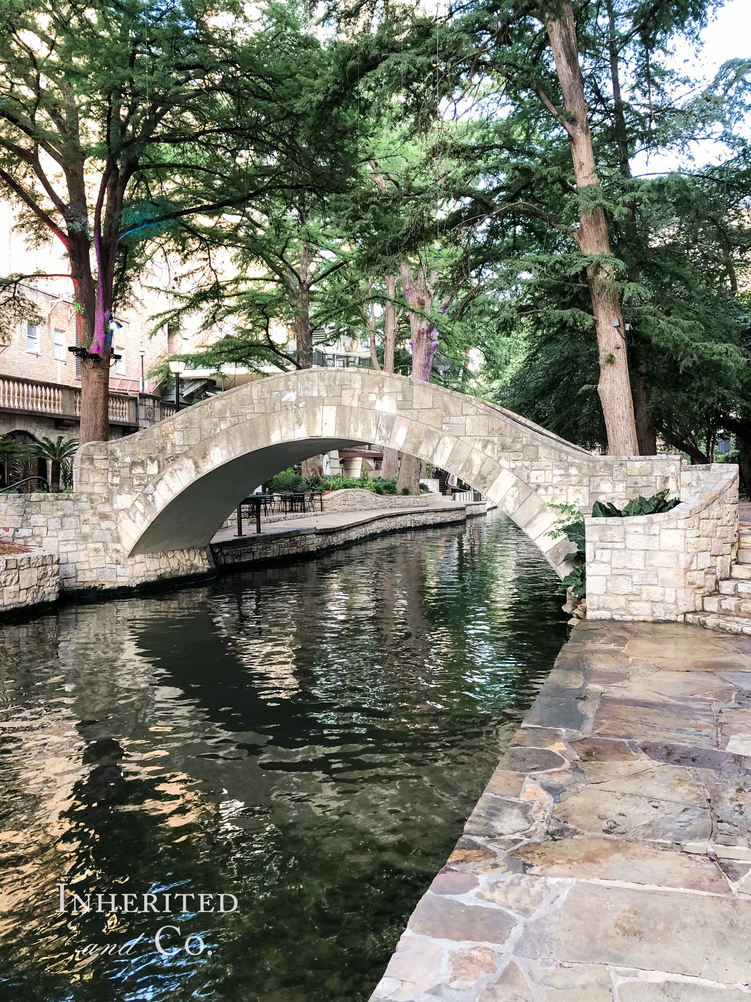 The Selena Bridge on the San Antonio Riverwalk