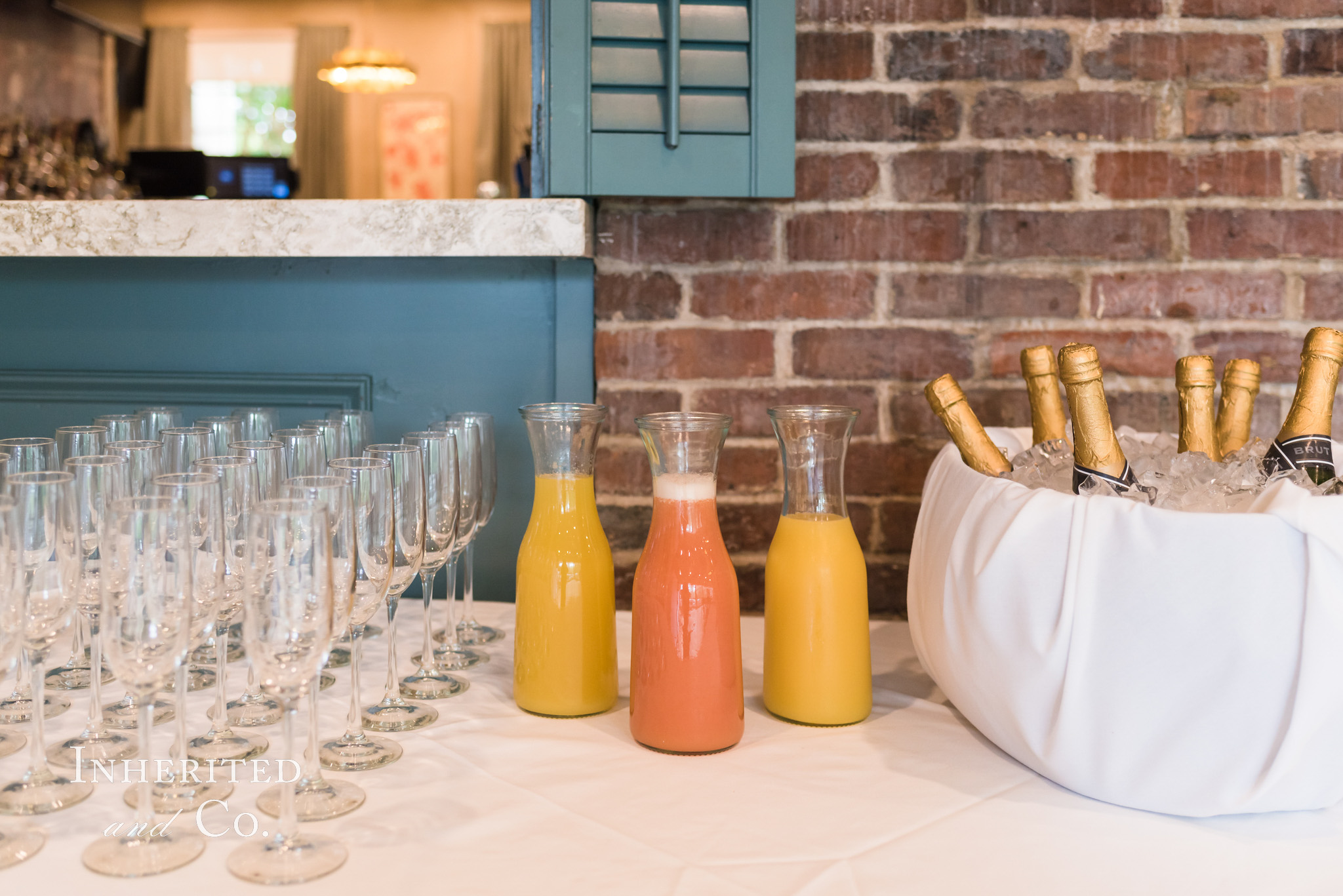Mimosa Bar at the Inherited and Co. Website Launch Party