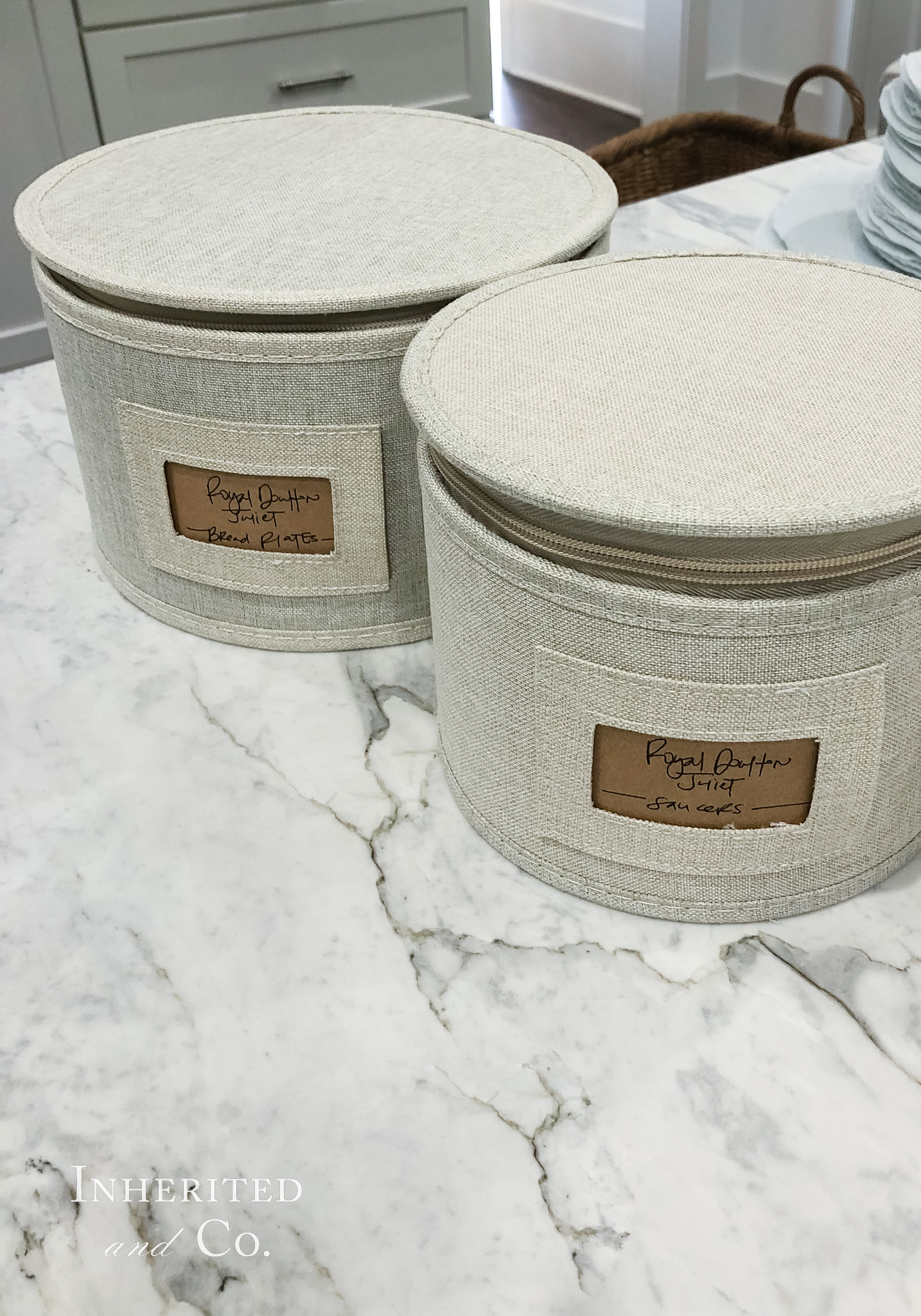 Padded Storage Containers for Fine China