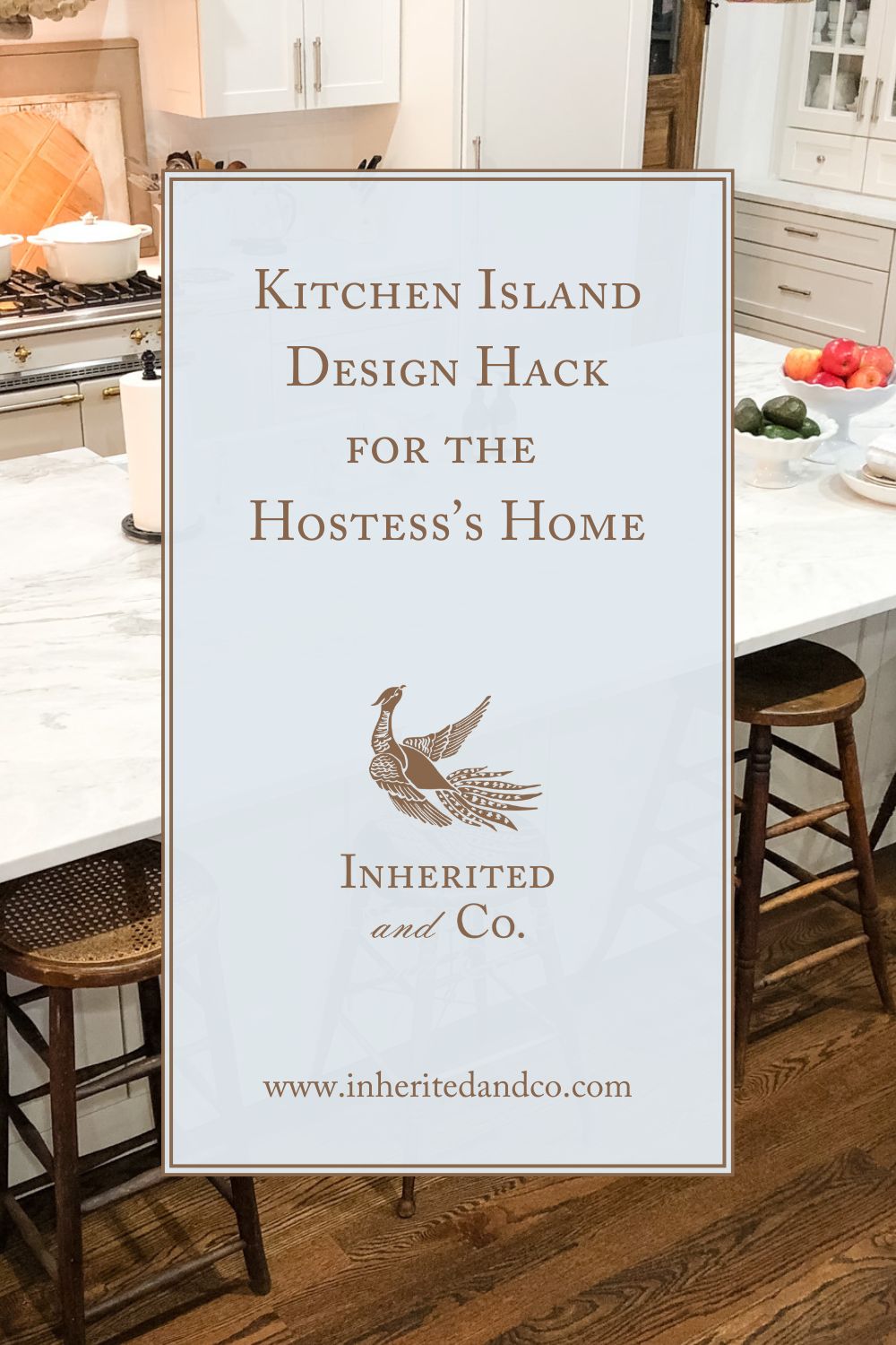 "Kitchen Island Design Hack for the Hostess's Home"