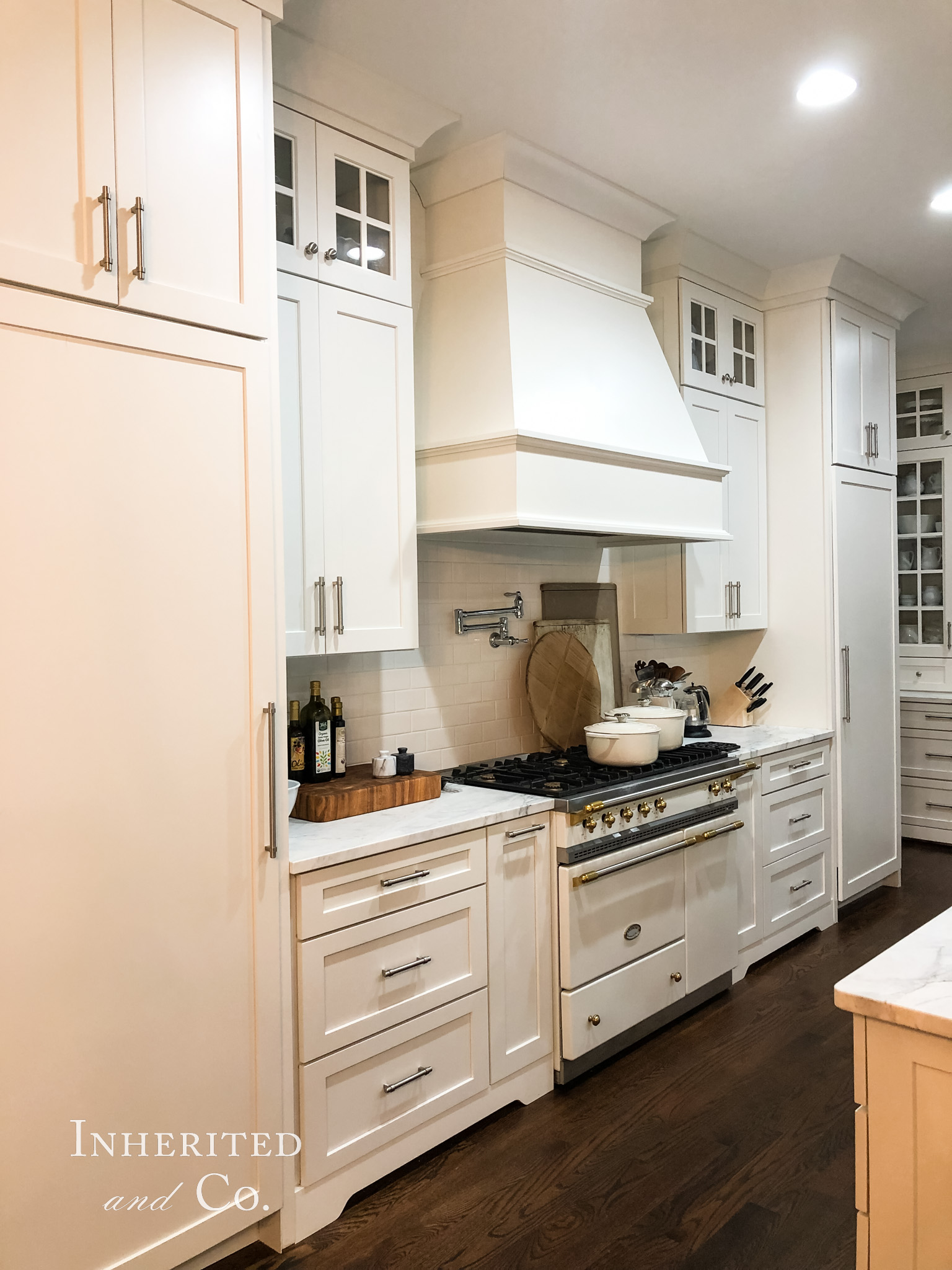 Custom Cabinets and a designer French range