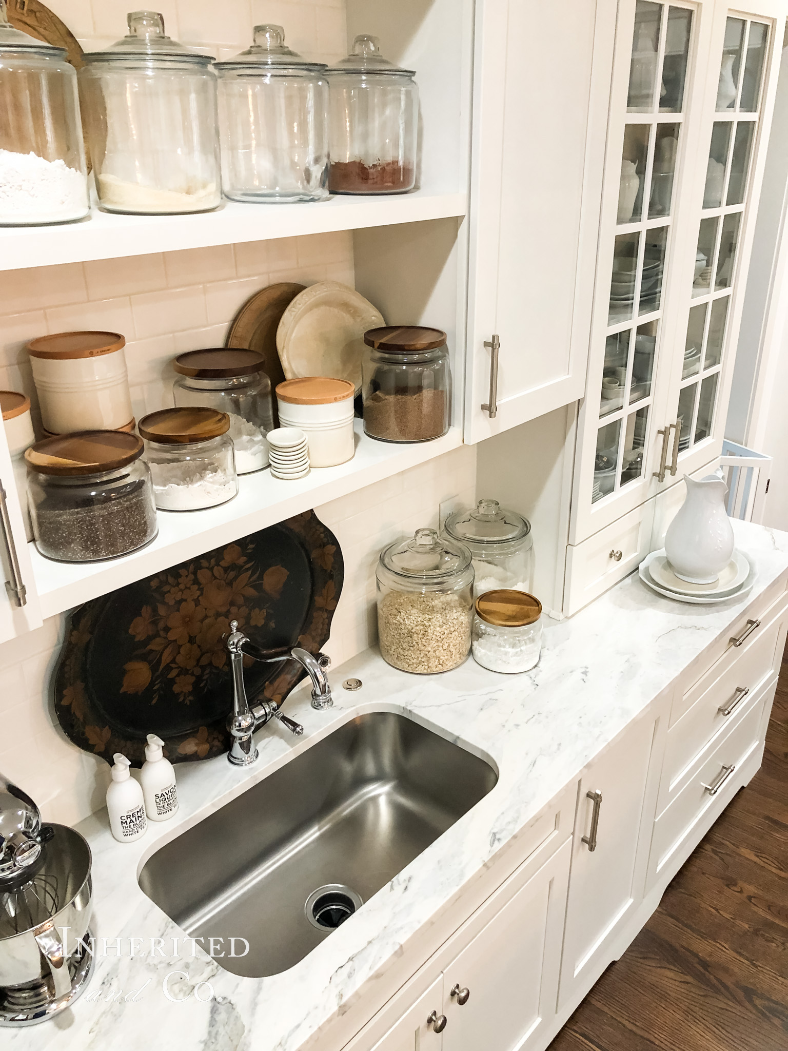 Prep Sink in a Custom Kitchen