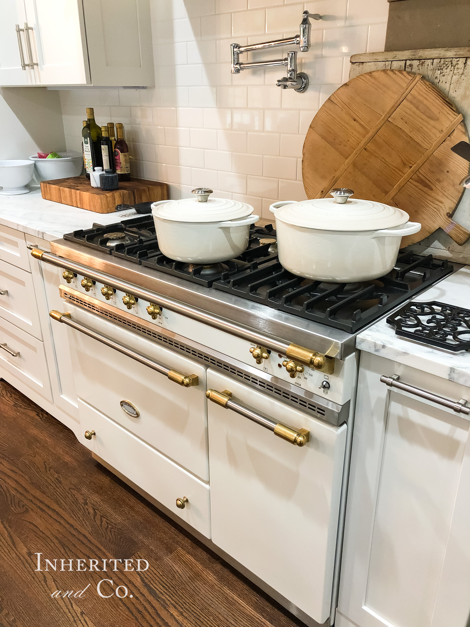 Lacanche French Range in White Kitchen