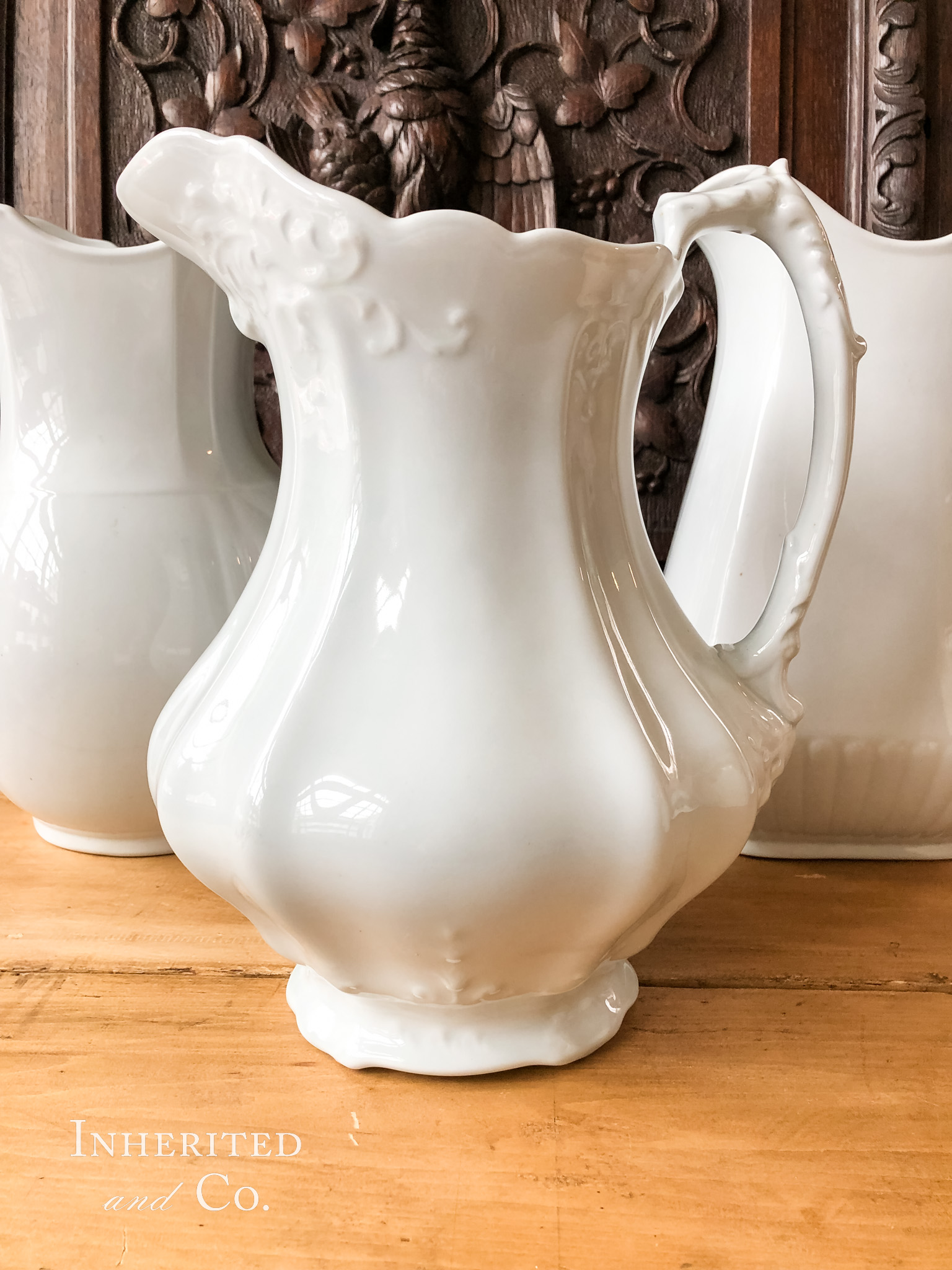 "Johnson Bros" Antique Ironstone Pitcher