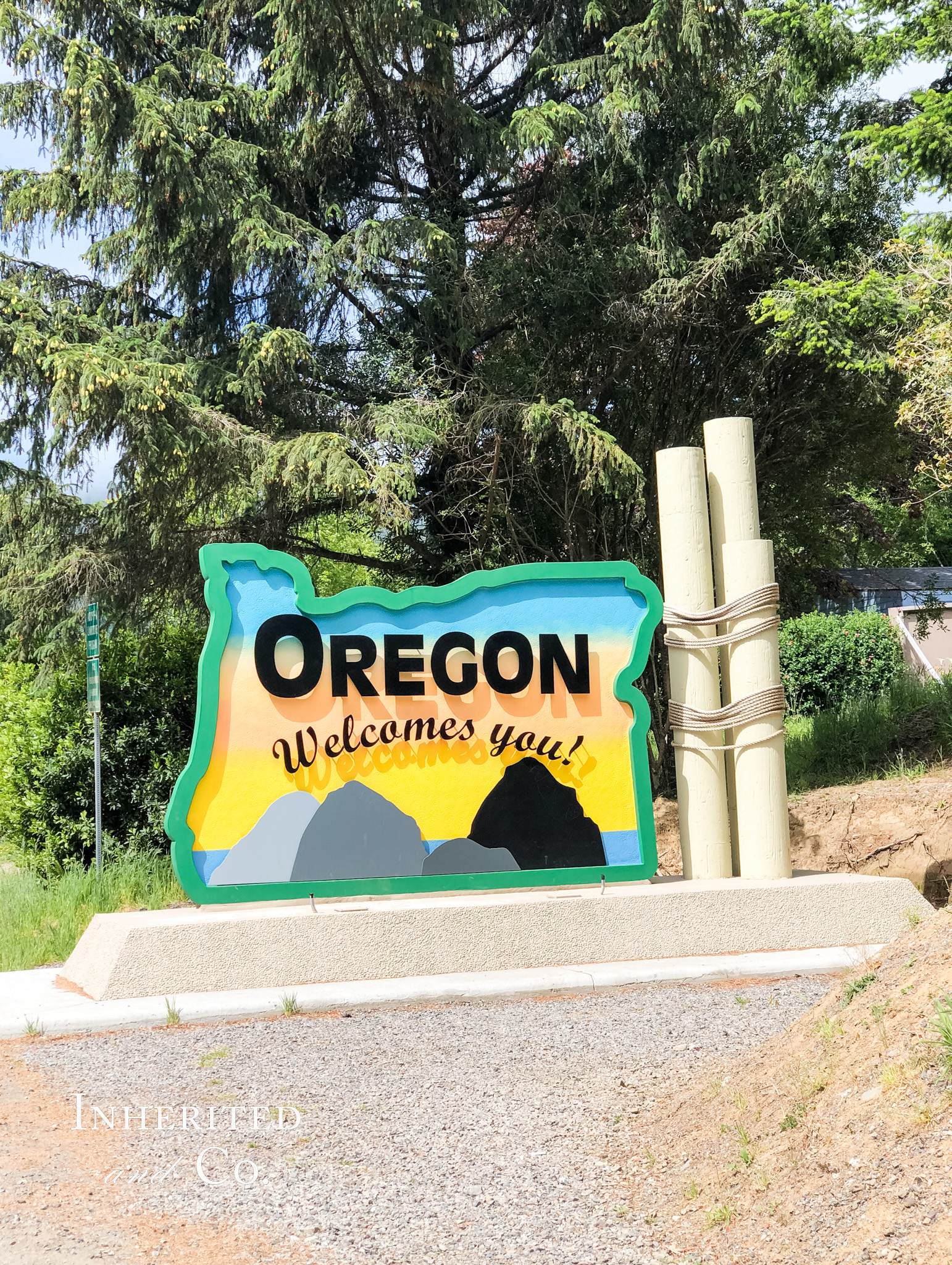 Oregon State Roadside Sign