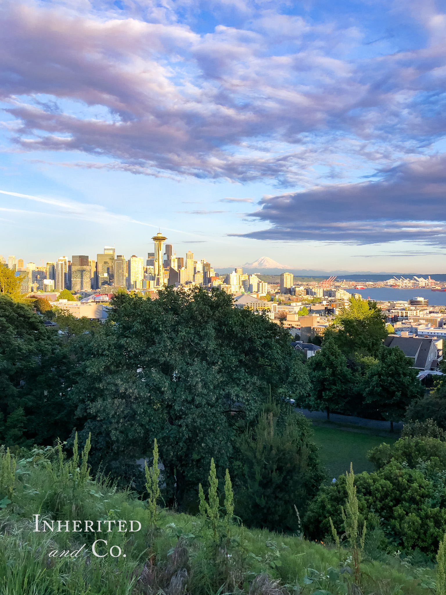 Kerry Park, a must-visit attraction on a Napa to Seattle Road Trip