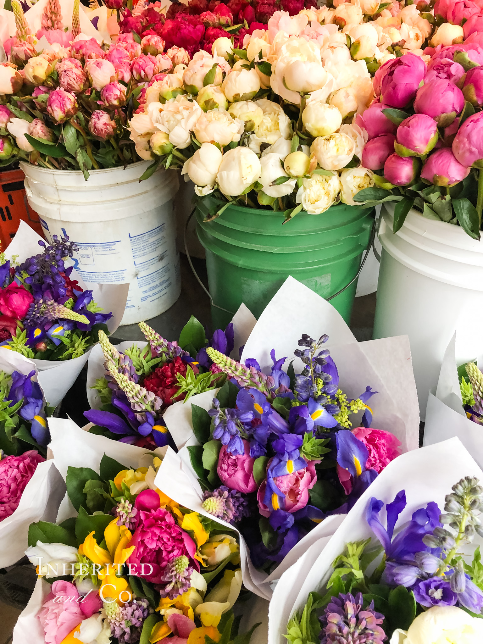 Flowers in Pike's Place Market