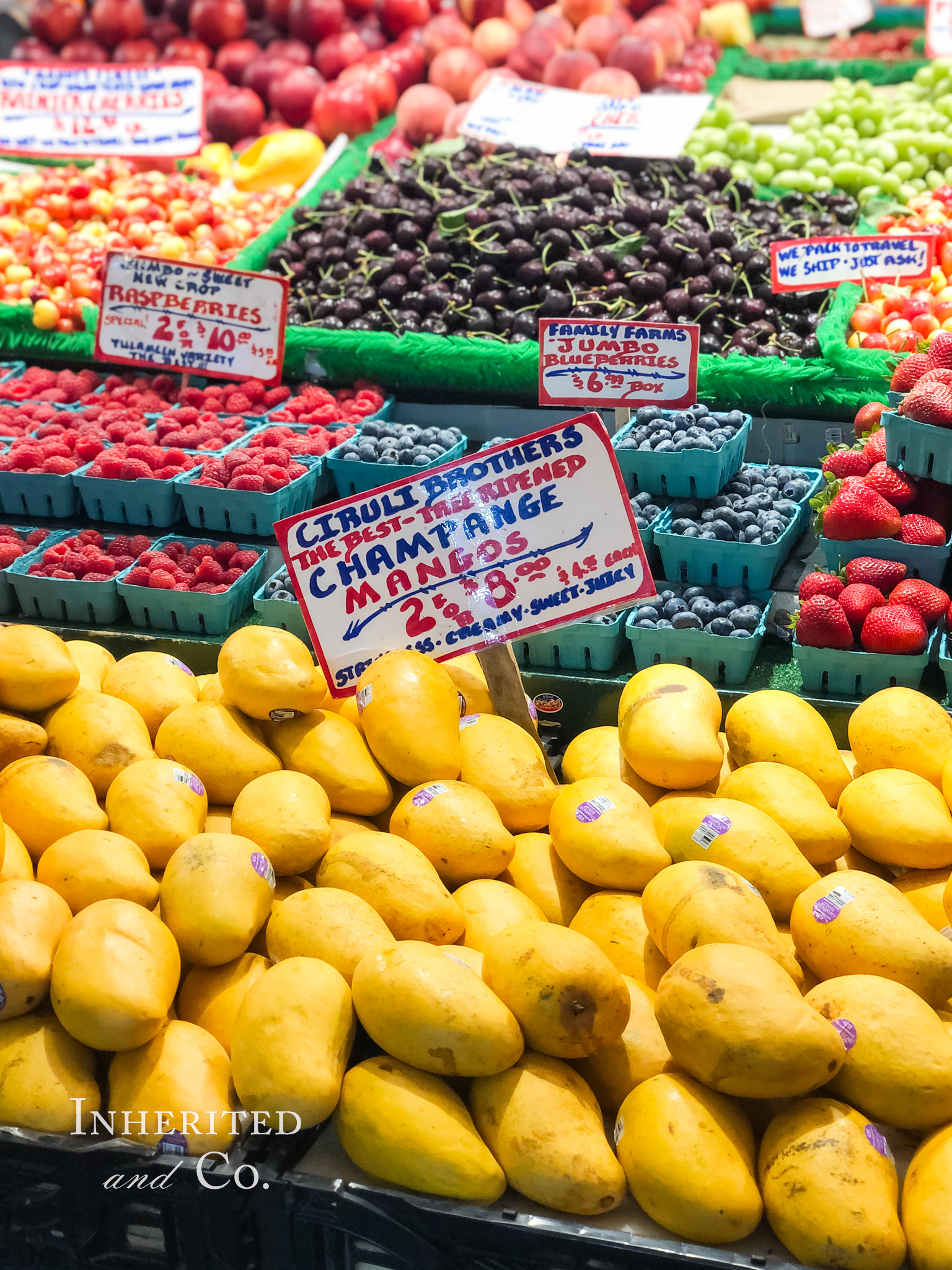 Fruit at Pike's Place in Seattle