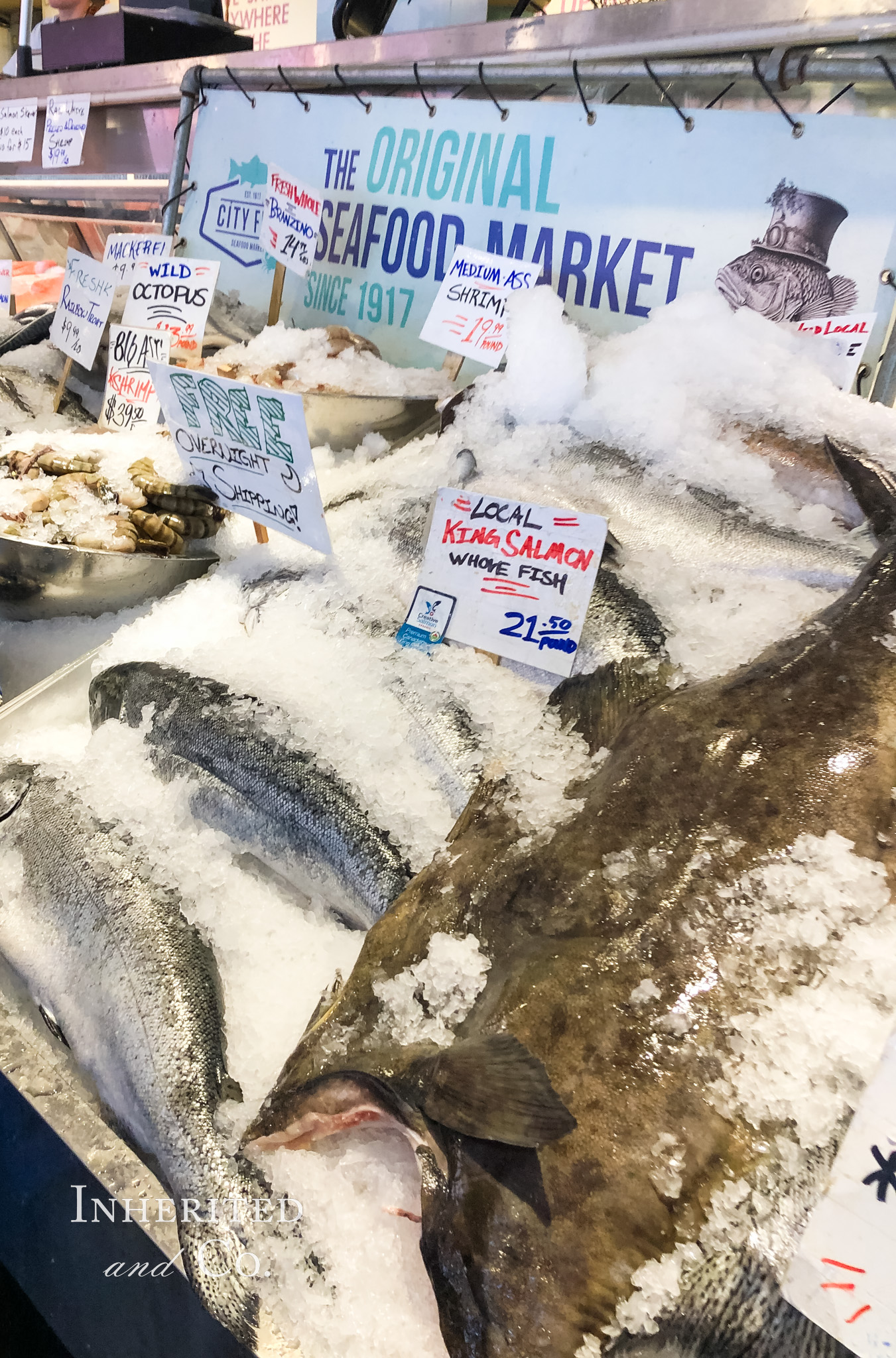 Fish Stands at Pike's Place Market