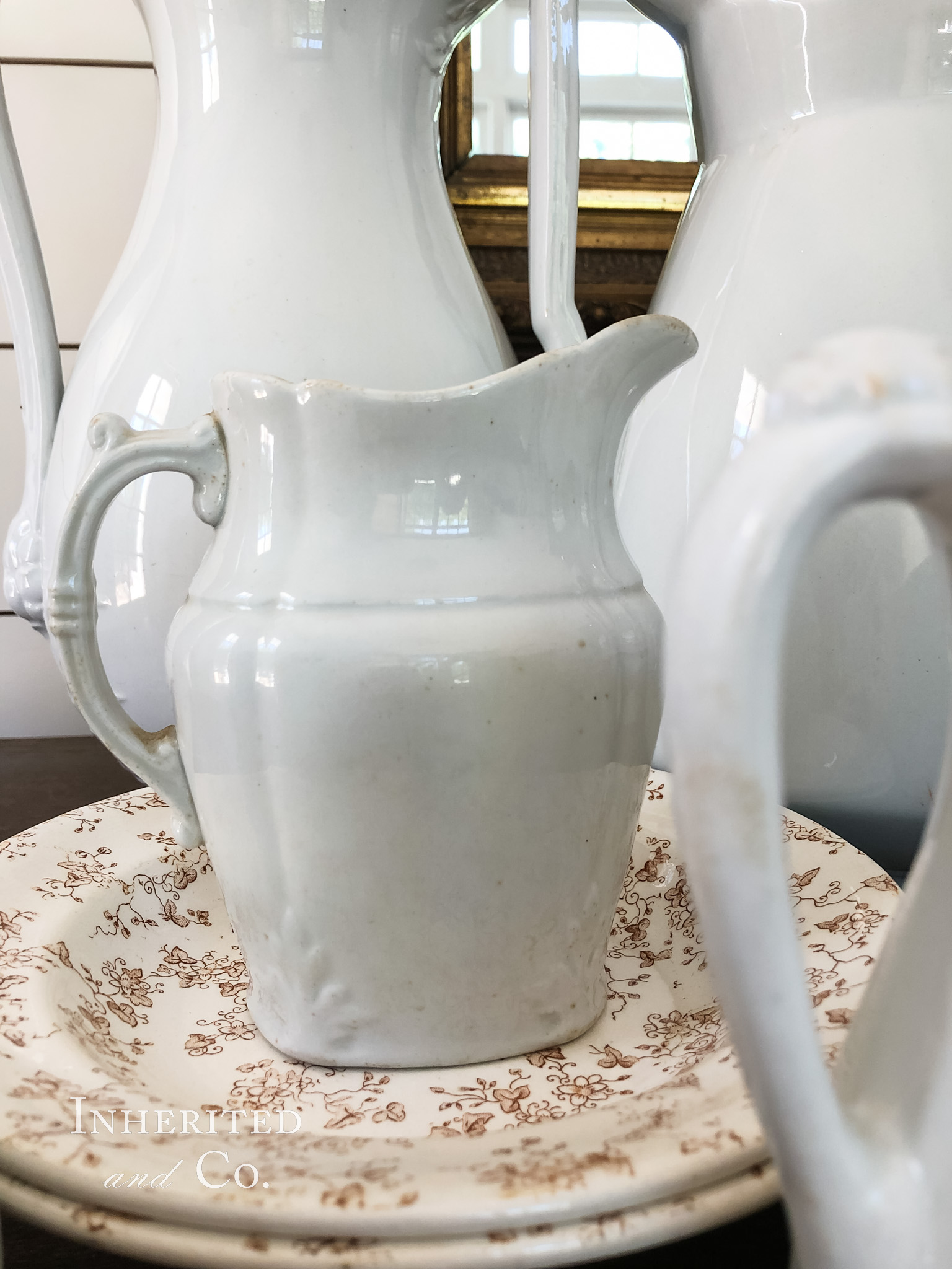 ironstone pitcher