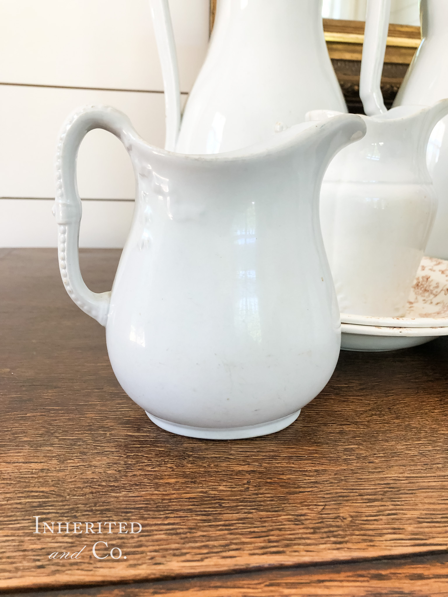 ironstone pitcher