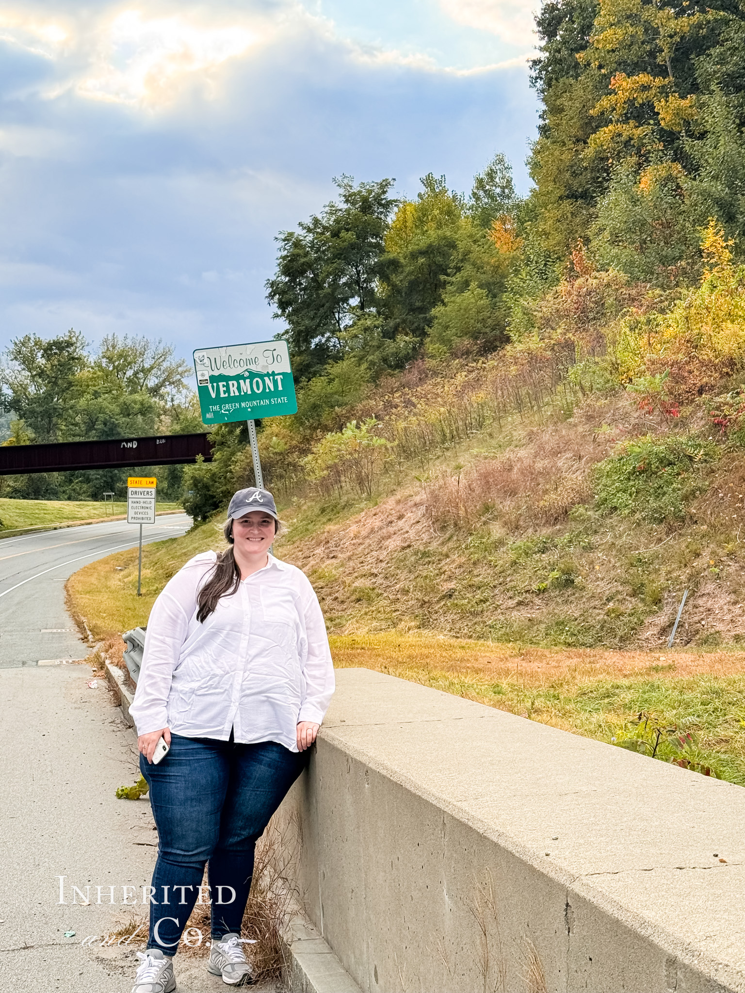 Vermont, visiting all 50 states