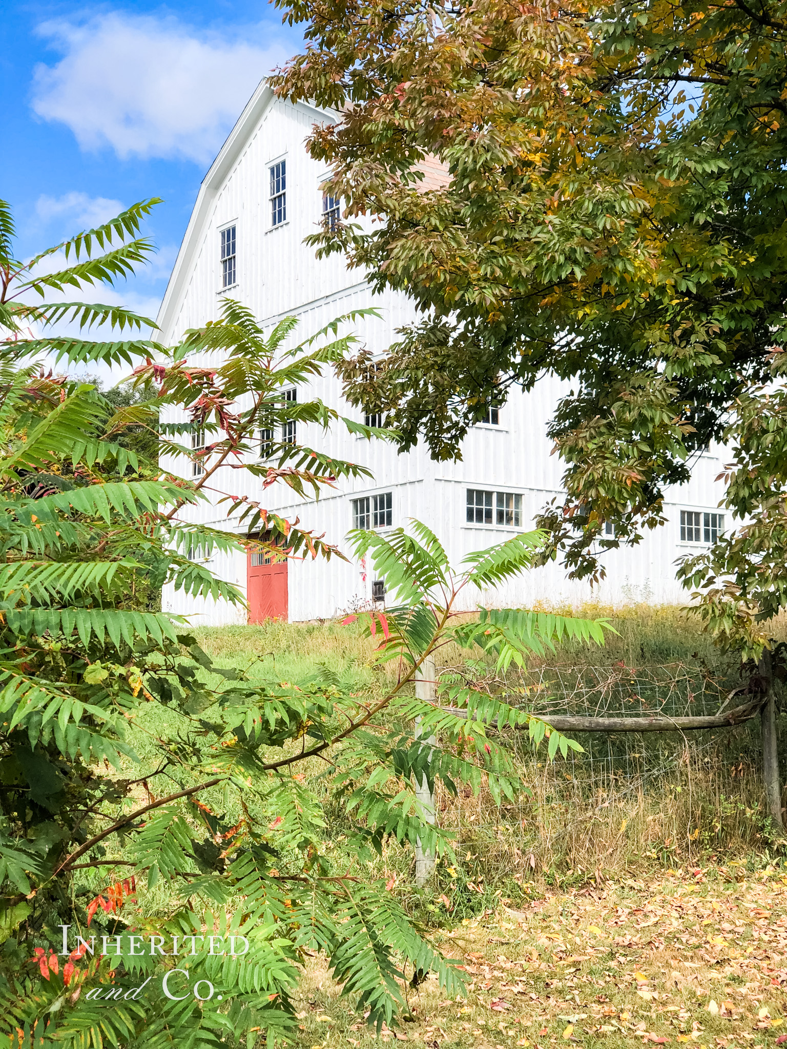 White Barn in Vermont