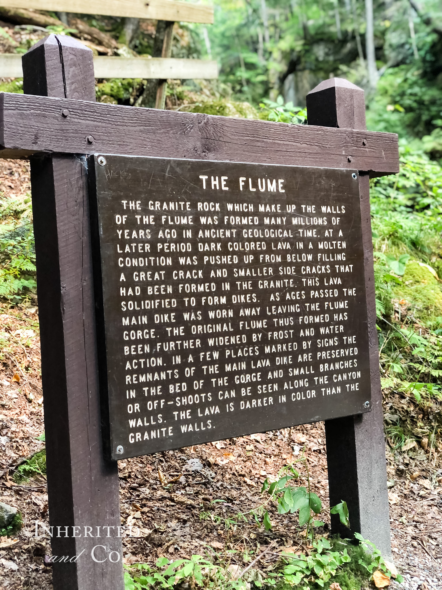 Flume Gorge, a must-visit place on a Vermont, New Hampshire, Maine Girl's Trip