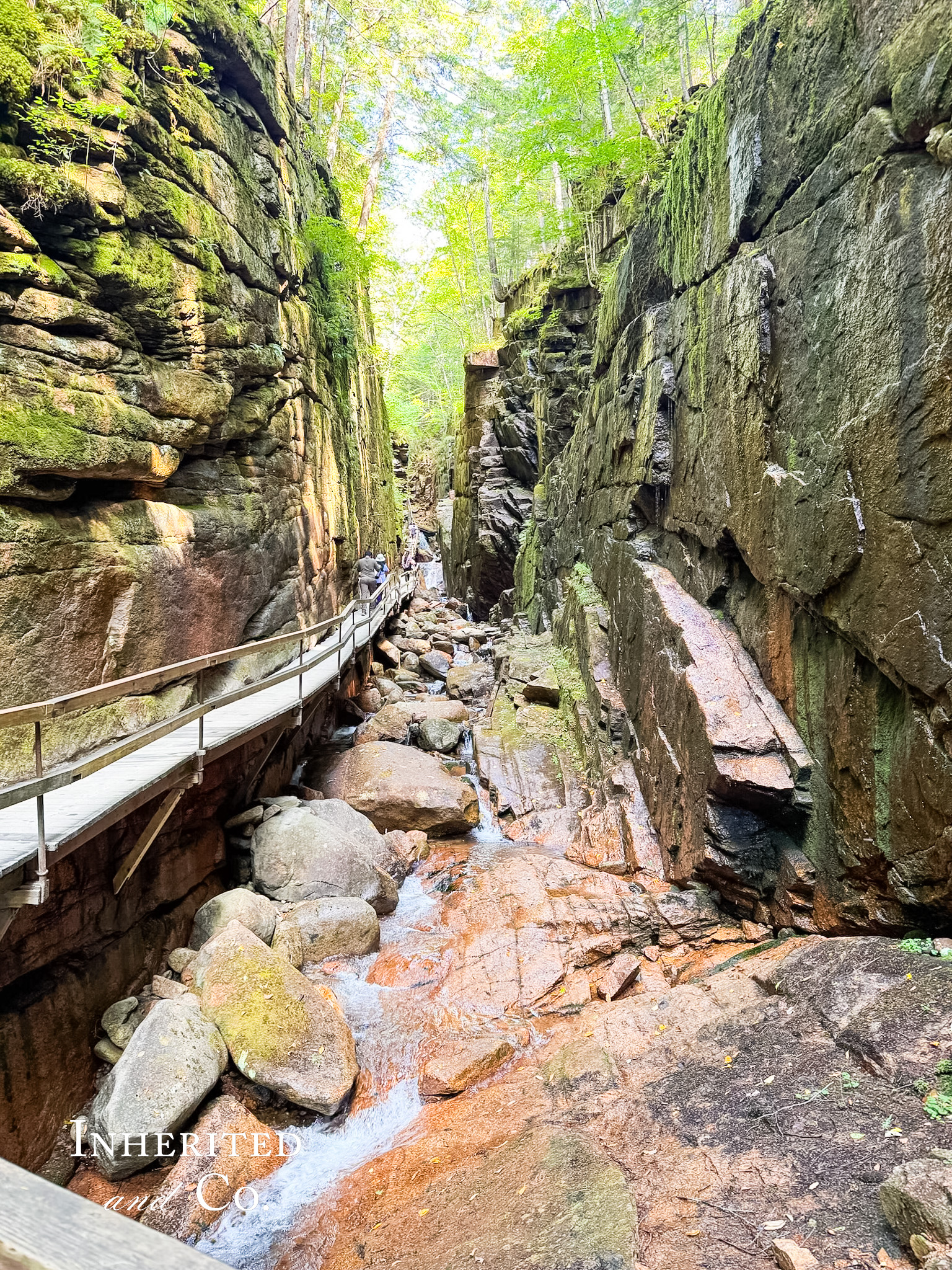 Flume Gorge in New Hampshire