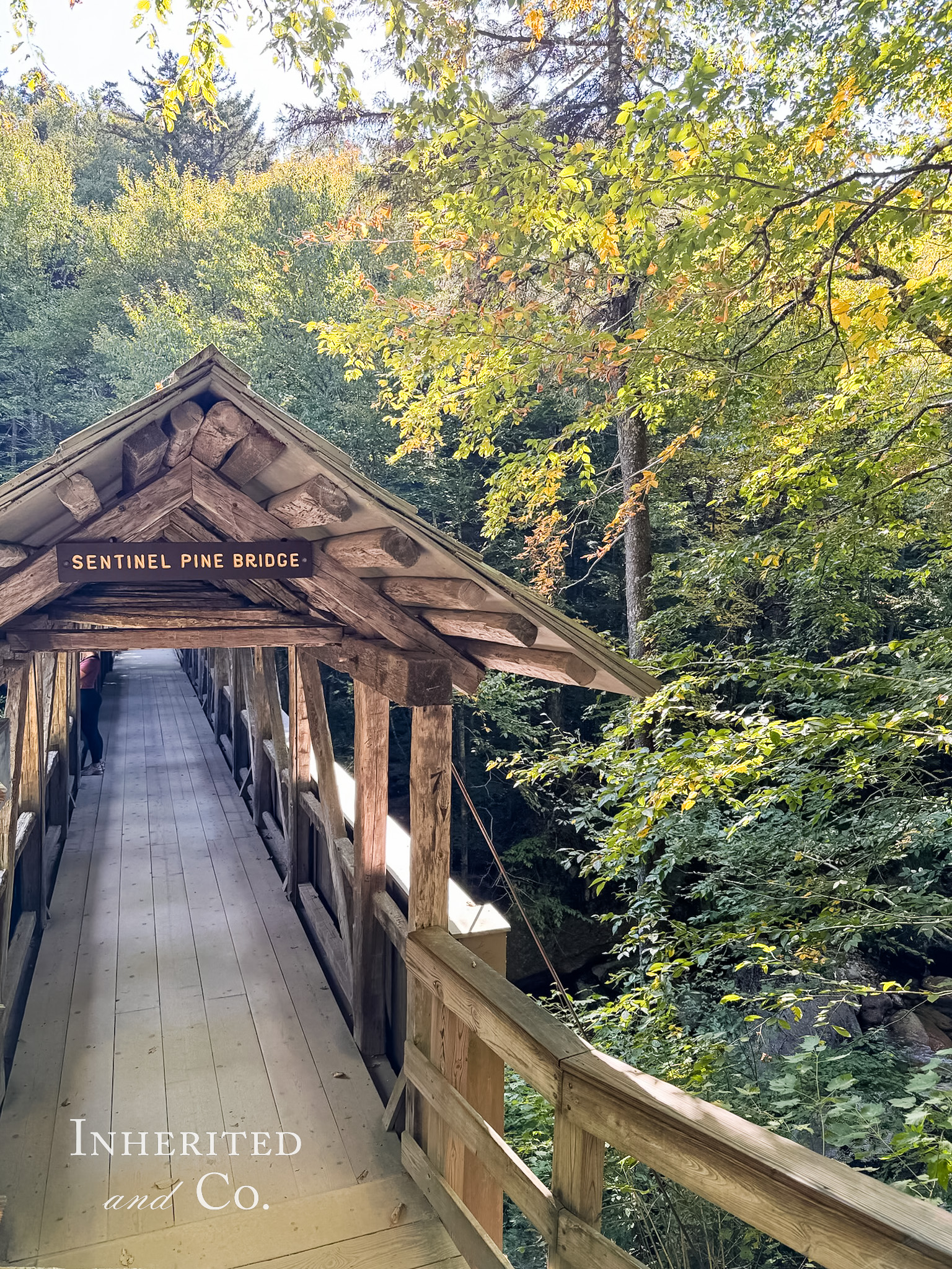 Covered Bridge near the Flume Gorge