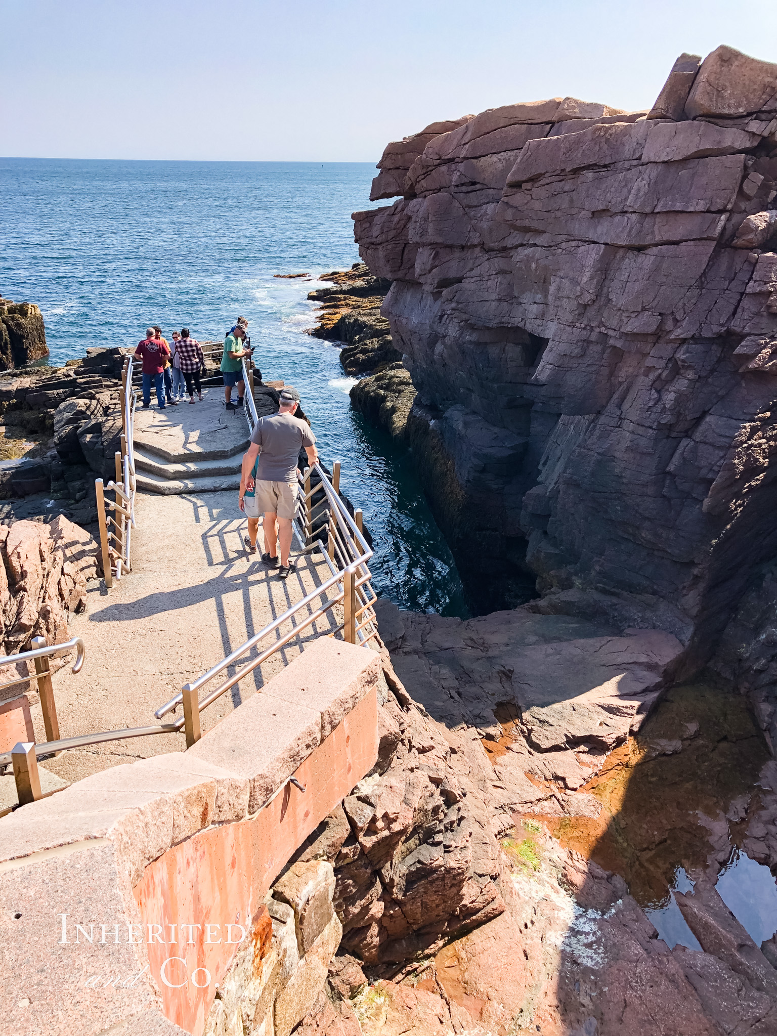 Thunder Hole at Acadia National Park in Maine