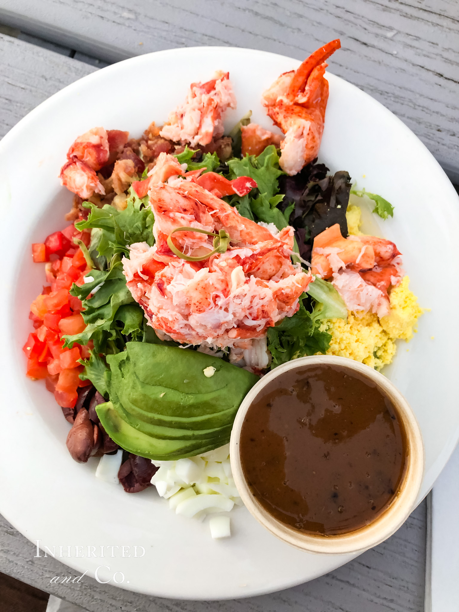 Lobster Salad at Stewman's Lobster Pound