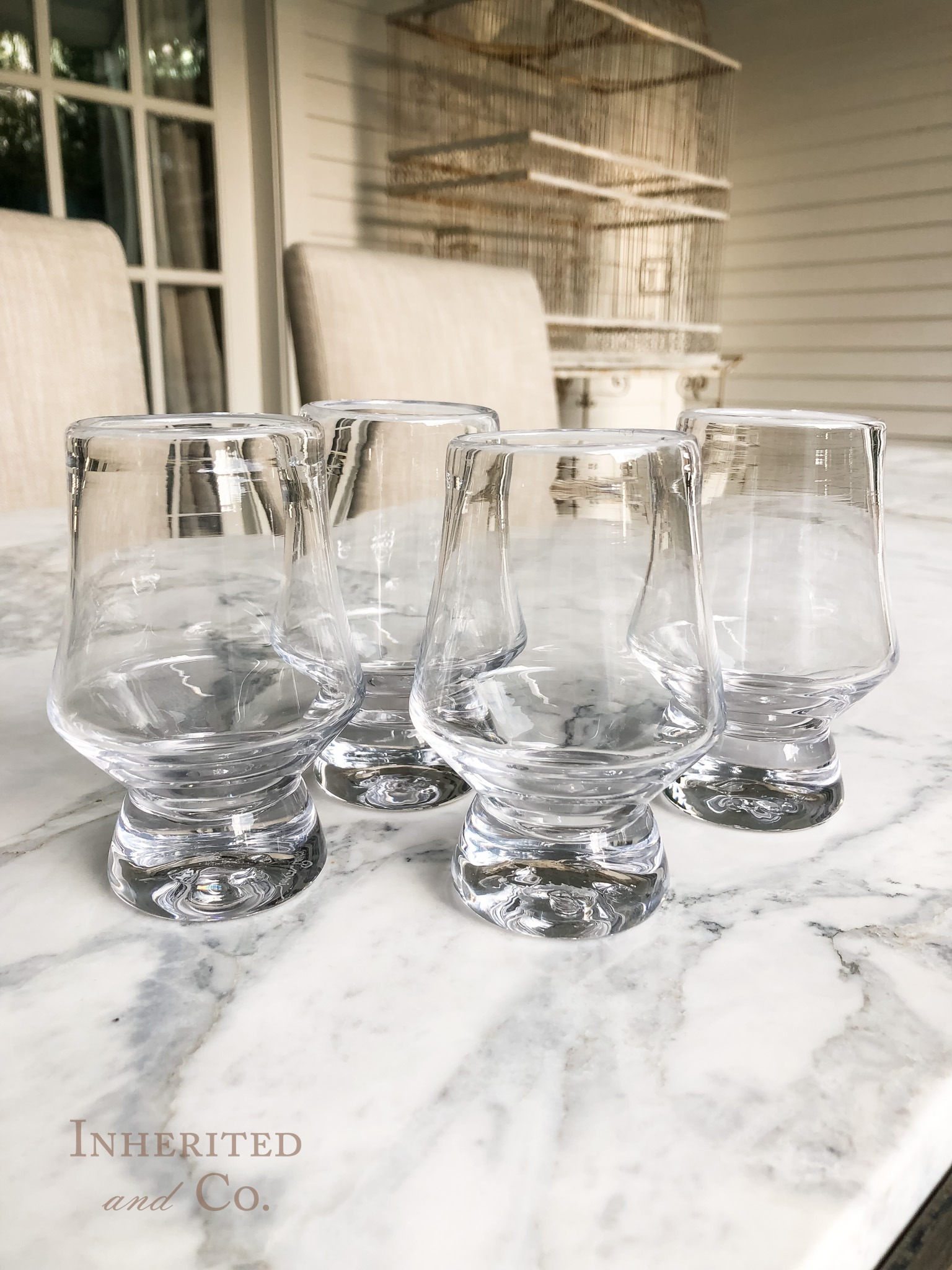 Bristol Bourbon Handblown Glasses from Simon Pearce